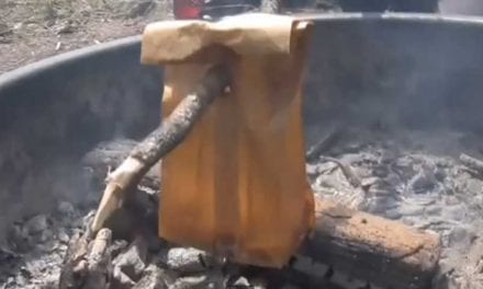 This is How You Cook Bacon and Eggs in a Paper Bag