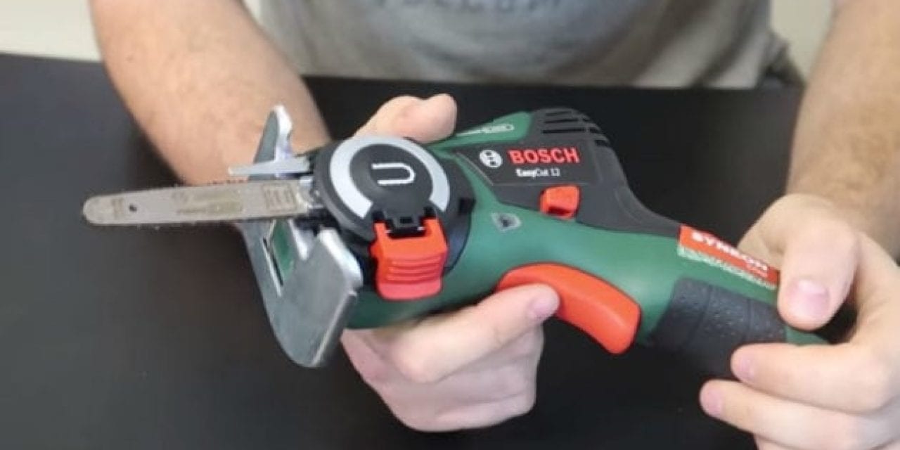 Battery-Operated Miniature Chainsaw Can Handle Big Tasks With Small Stature