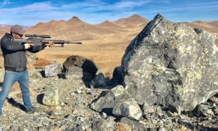 Man Shoots Giant Rock With .50 Cal Rifle