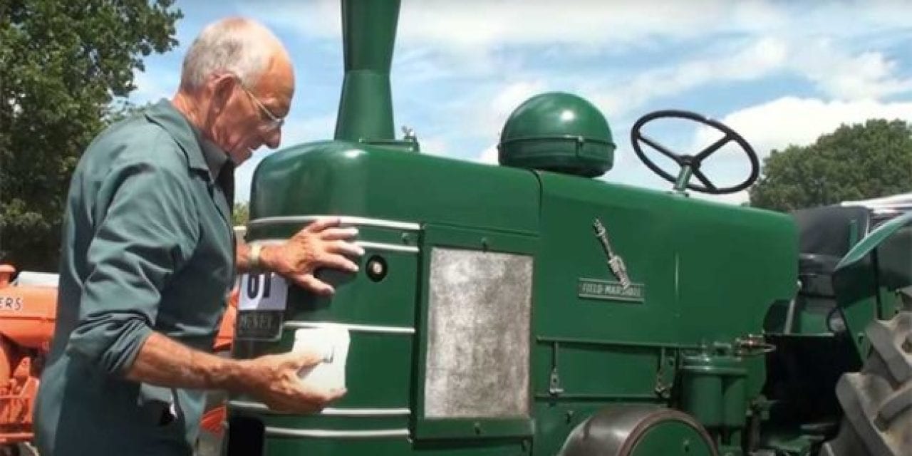 Did You Know You Could Start an Old Field Marshall Tractor With a 12-Gauge Shotgun Shell?