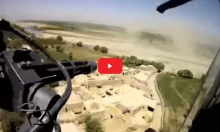 Door Gunner Uses Minigun During Intense Afghanistan Medevac