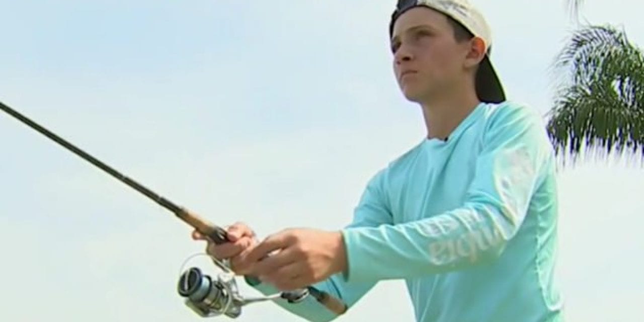 Florida Teen Using Pandemic as Opportunity for Extra Fishing