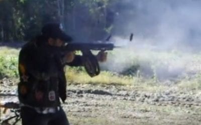 Full-Auto Saiga 12 Shotgun With a 30-Round Mag Packs a Punch