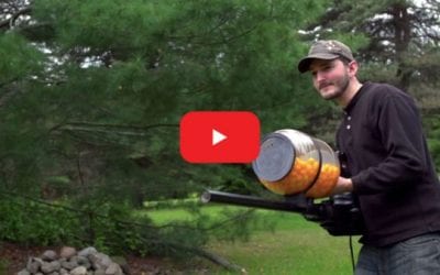 Guy Handcrafts a Cheese Puff Machine Gun