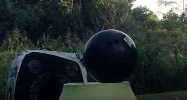 What Happens When You Shoot A Bowling Ball With A Compound Bow?