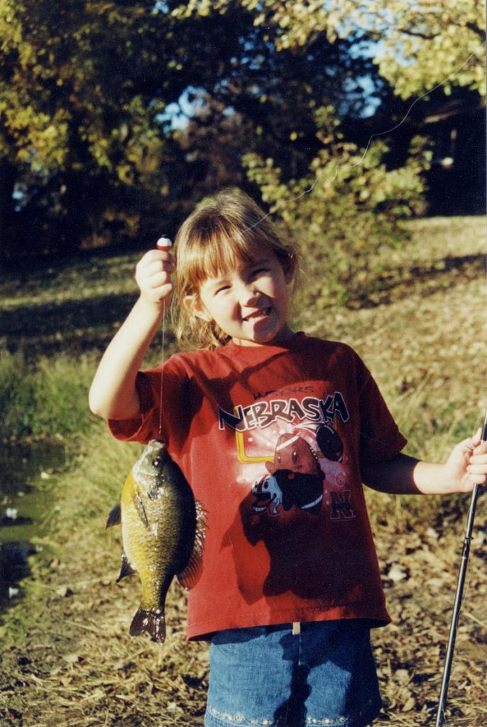 little girl with Bluegill200VERTICAL