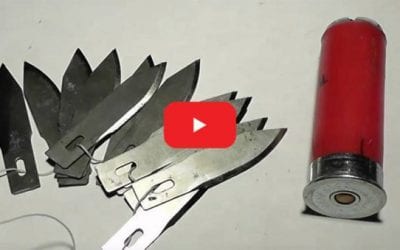 Man Tries to Shoot X-Acto Knives Out of a Shotgun