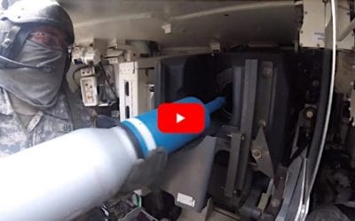 Reloading an M1 Abrams Tank is a Stressful Job