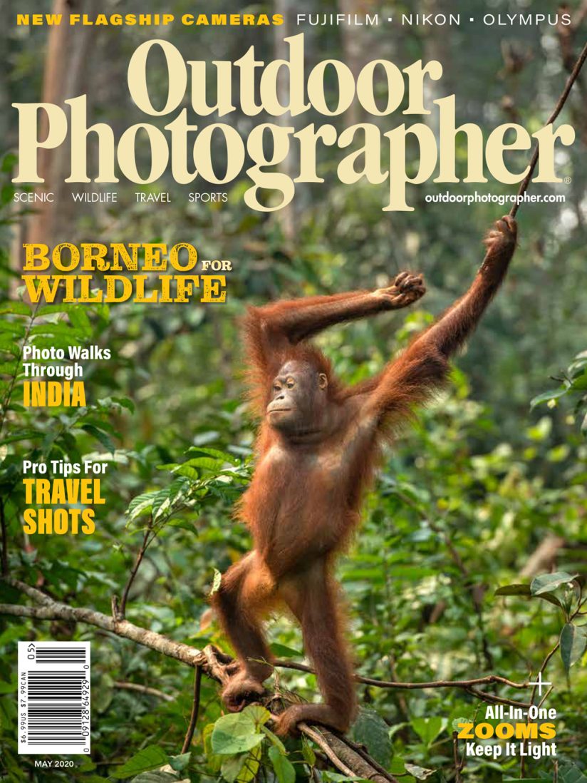 cover of outdoor photographer may 2020 issue