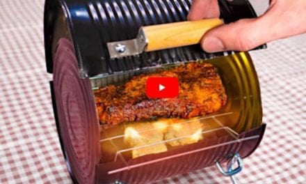 How to Transform an Old Can into a Tiny BBQ Grill