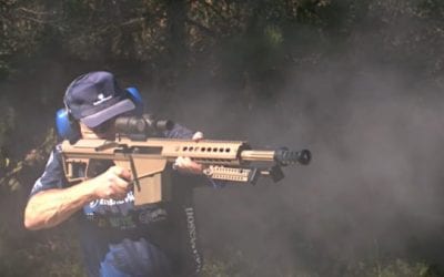 Jerry Miculek Pops Off 6 Shots with a Barrett .50 Cal in Only 1 Second