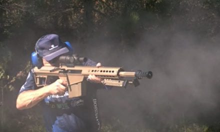 Jerry Miculek Pops Off 6 Shots with a Barrett .50 Cal in Only 1 Second