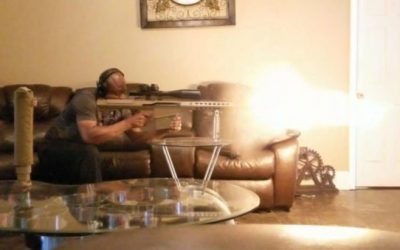 Man Shoots .50 Cal in Living Room Again, This Time With No Suppressor