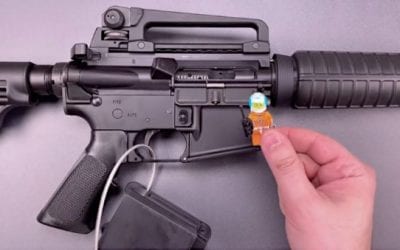 Poorly Designed AR-15 Gun Lock Bypassed in Seconds with a Child’s Lego Figure
