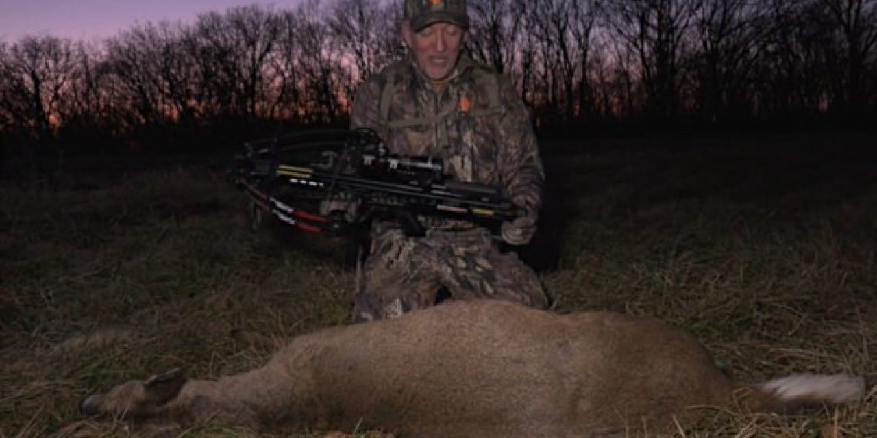 Terry Drury Harvests the First Deer Ever Taken with the New PSE Warhammer Crossbow