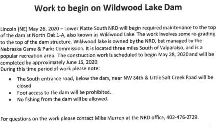 Wildwood Dam Work