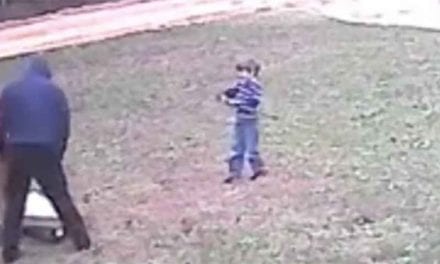 Archery Lesson Goes Wrong When Kid Inadvertently Takes Aim at His Dad