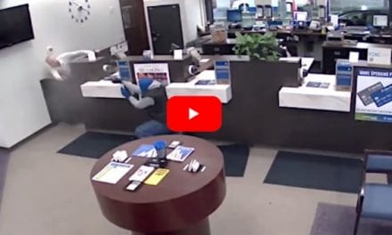 Armed Robber Loses Intense, Close Range Gunfight with Bank Guard