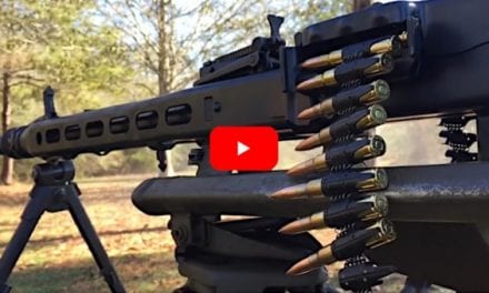 Blazing Fast MG 42 Machine Gun Fires in Super Slow Motion