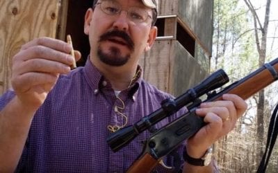 Firing a Scoped Winchester Model 1894