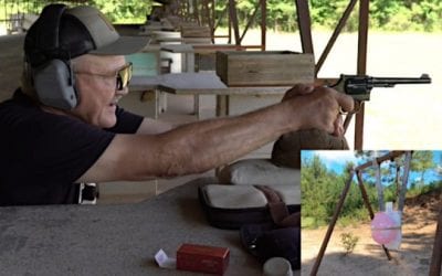 Jerry Miculek Tests Great Depression-Era .22 Revolver at 240 Yards