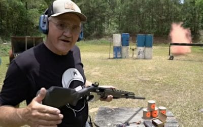 Jerry Miculek Tests Out Ames Blast Cloud Exploding Targets