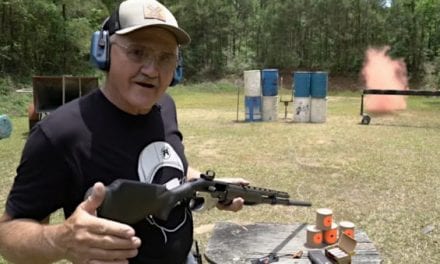Jerry Miculek Tests Out Ames Blast Cloud Exploding Targets