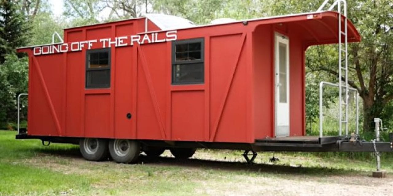 Man’s Custom Caboose Camper Looks Just Like the Real Deal