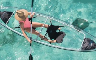 Take a Peek at Marine Life With the Help of a Transparent Kayak