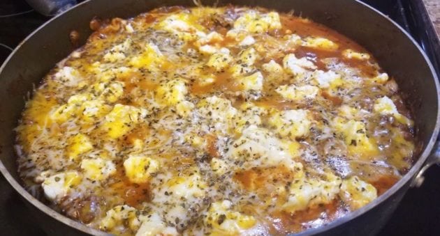 Venison Skillet Lasagna