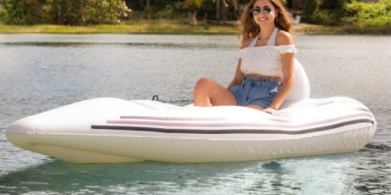 This $400 Motorized Inflatable Boat is the Ultimate Father’s Day Gift