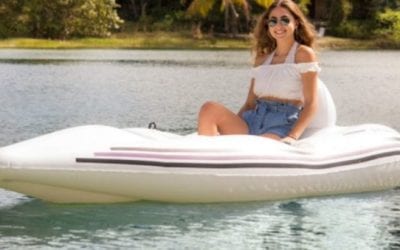 This $400 Motorized Inflatable Boat is the Ultimate Father’s Day Gift
