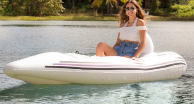 motorized inflatable boat