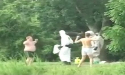 Toxic Lake Prank Takes Care of Trespassers