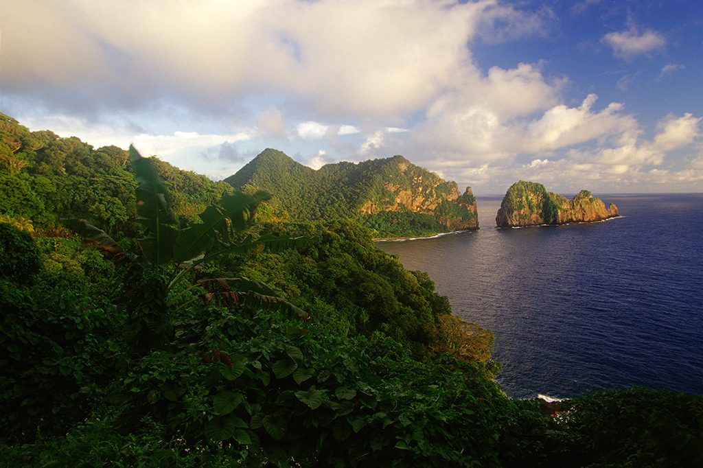 Unique national parks: Image from American Samoa