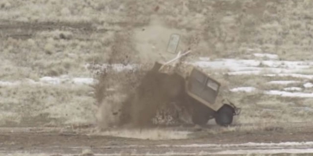 A-10 Warthogs Annihilate Old Humvees in Live Fire Training Run Footage