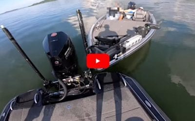 Boater Distracted By Cell Phone Idles Straight Into Another Boat Full of Fishermen