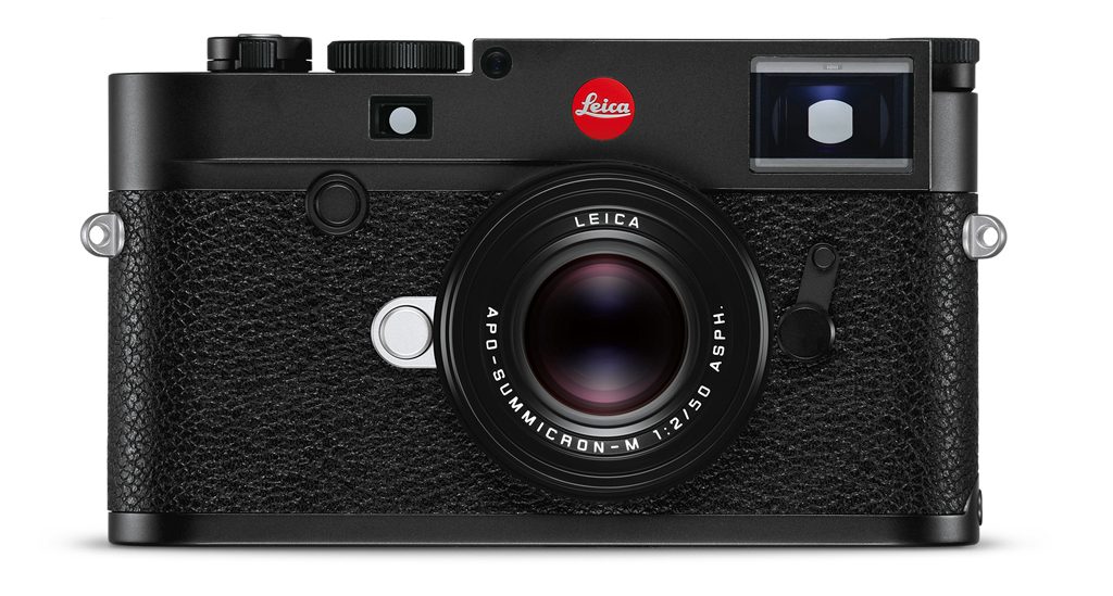 Image of the front of the Leica M10-R camera
