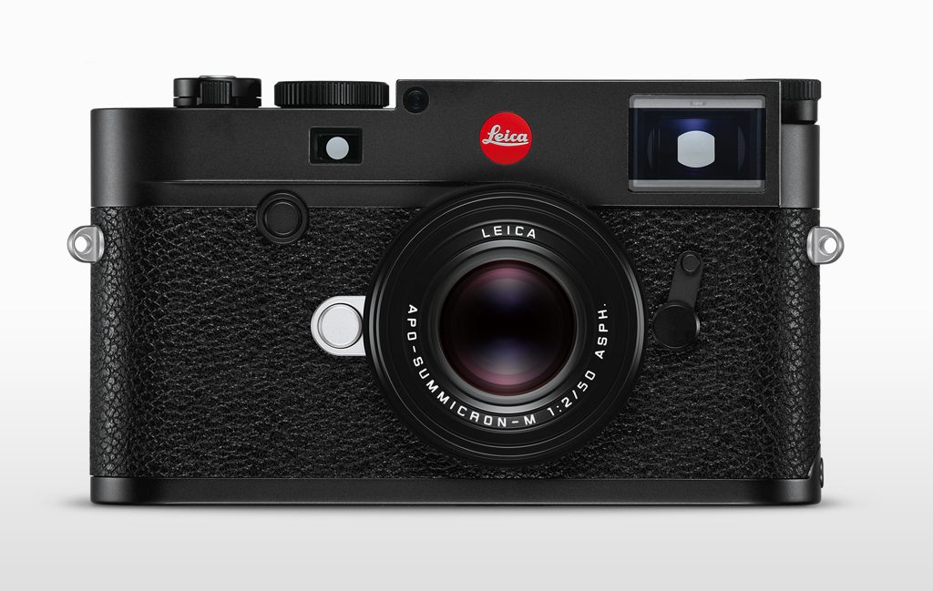 Image of the front of the Leica M10-R camera