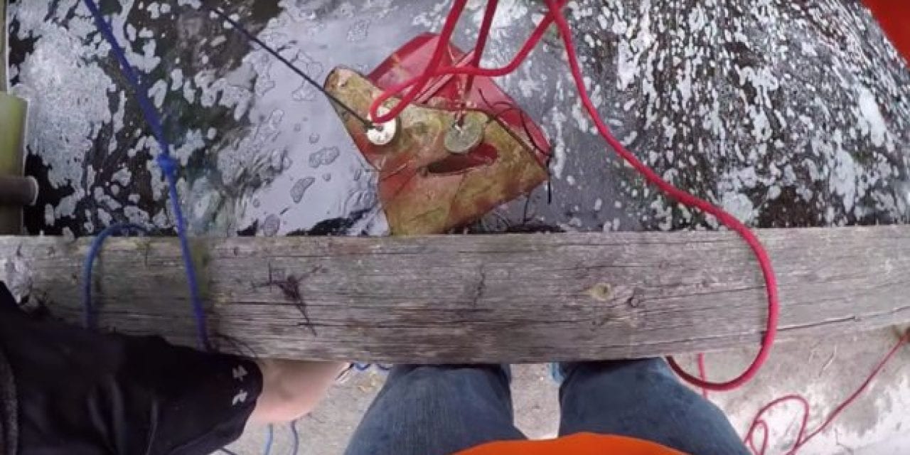 Man Collects Treasure From Riverbed With 1,200-Pound Magnet