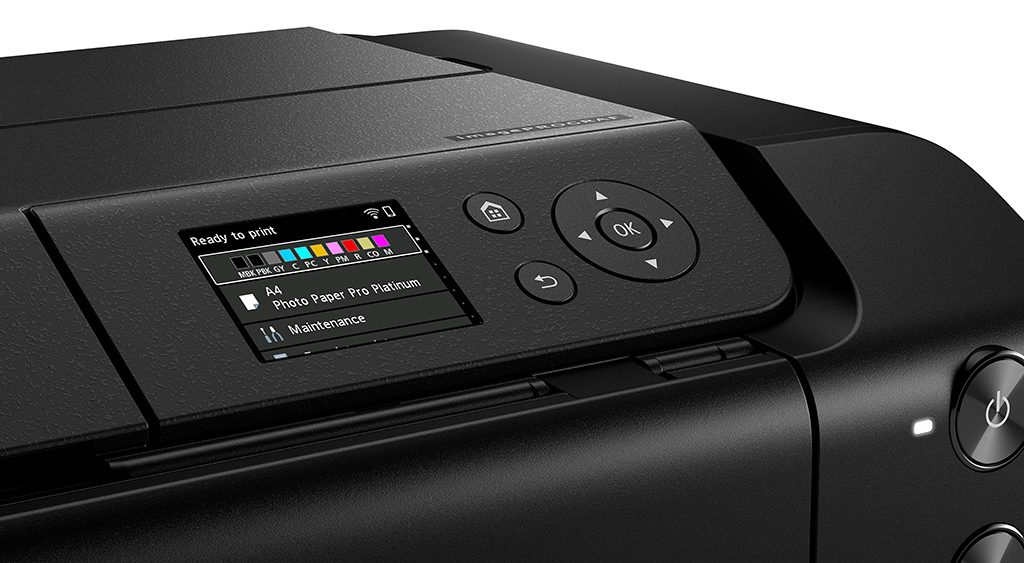 Canon imagePROGRAF controls