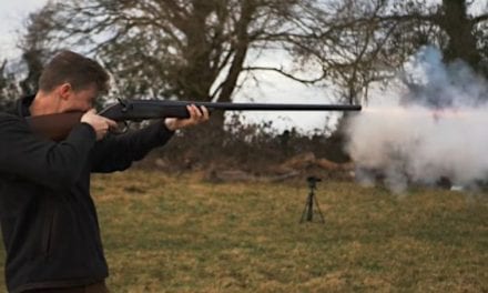 Shooting a Gigantic 4 Bore Shotgun in Slow Motion