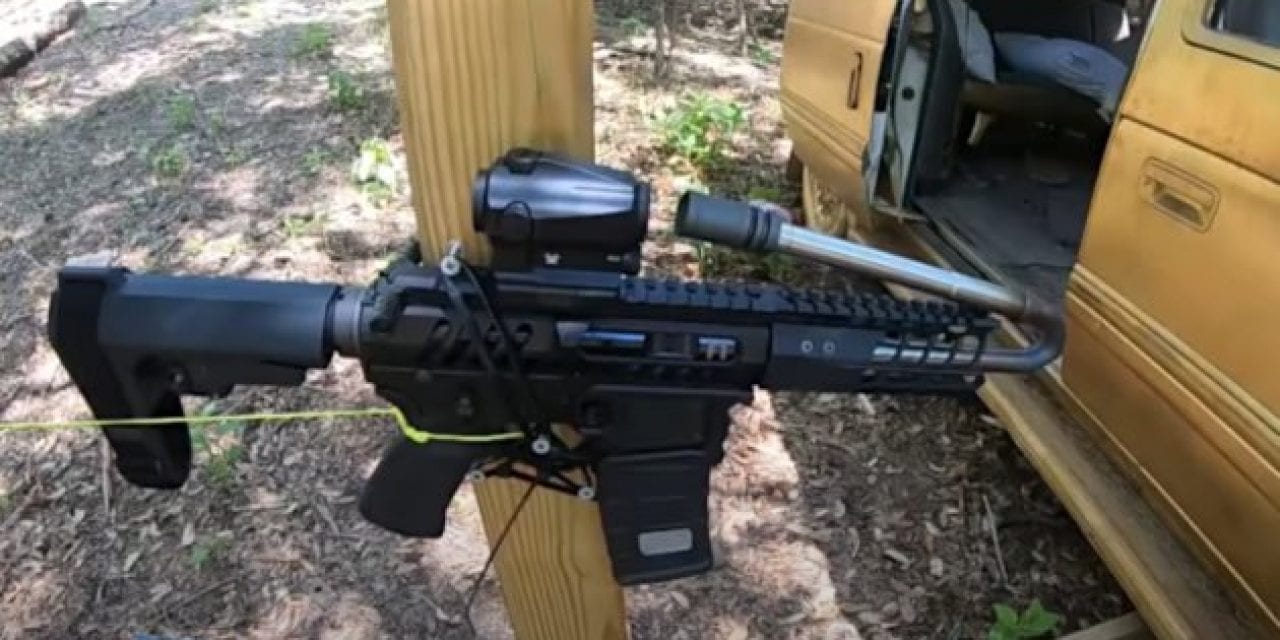 Testing an Extremely Dangerous Bent Barrel AR Rifle