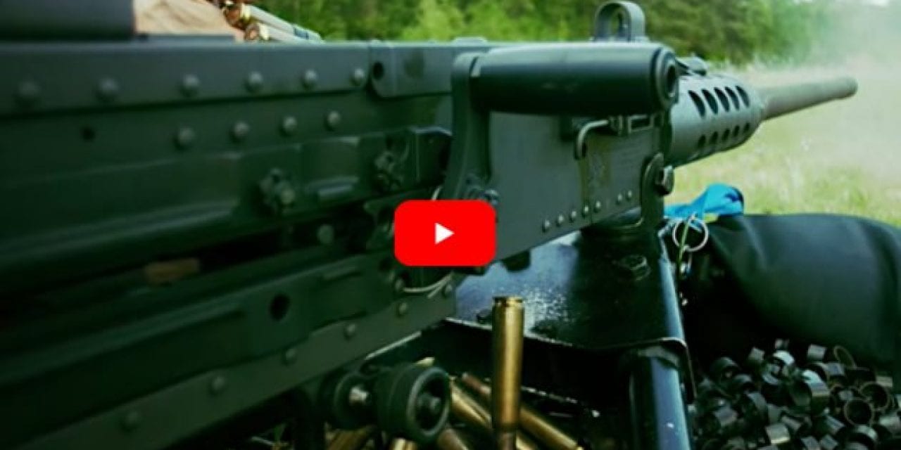 Witness the Destructive Capability of the M2 Browning Machine Gun in Slow Motion