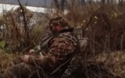 Hunter Wakes Right Up When He Hears Someone Shoot Right Next to Him