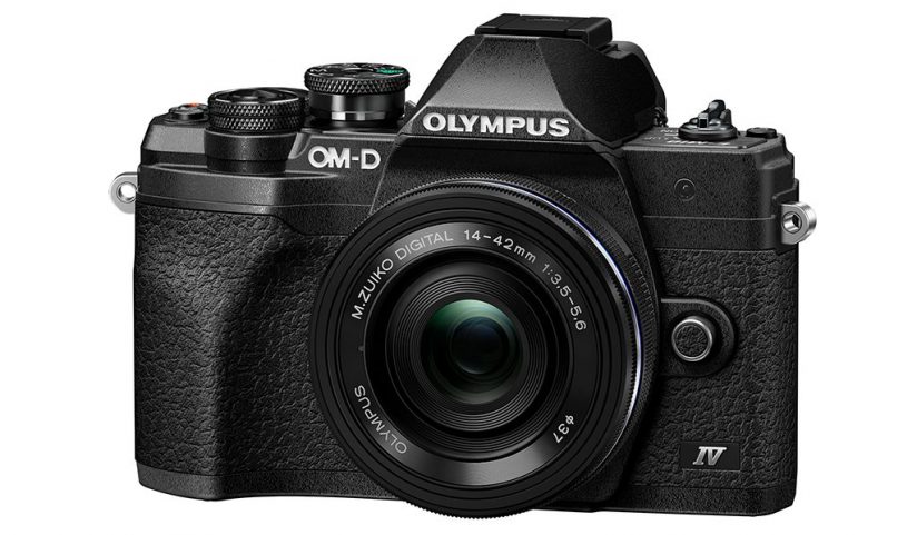 Front view of the Olympus OM-D E-M10 Mark IV