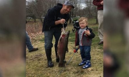 Remember When a 3-Year-Old Hooked Huge Rainbow Trout on Spiderman Rod