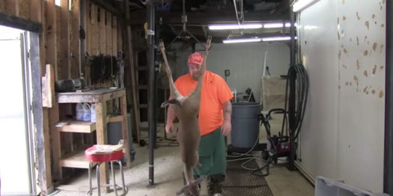 This Might Be the Fastest Deer Skinner Alive