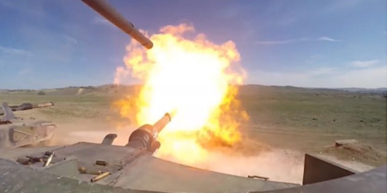 Training Exercise Demonstrates the Raw Power of the M1A1 Abrams Tank