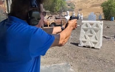 Lou Ferrigno Shows Off His Shooting Skills at the Range in True Hulk Fashion
